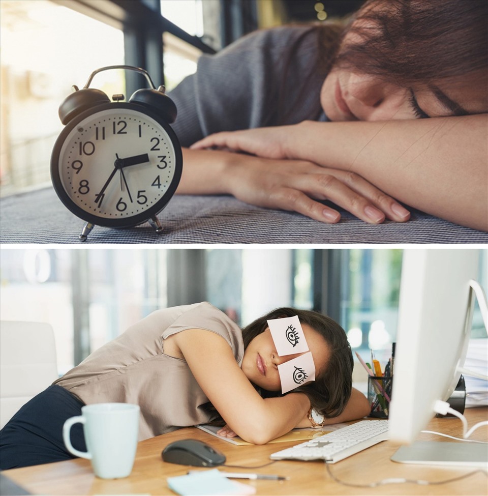 Việc ngủ trưa quá 30 phút sẽ ảnh hưởng tới sức khỏe và tinh thần của bạn. Ảnh đồ họa: Tuệ Nhi