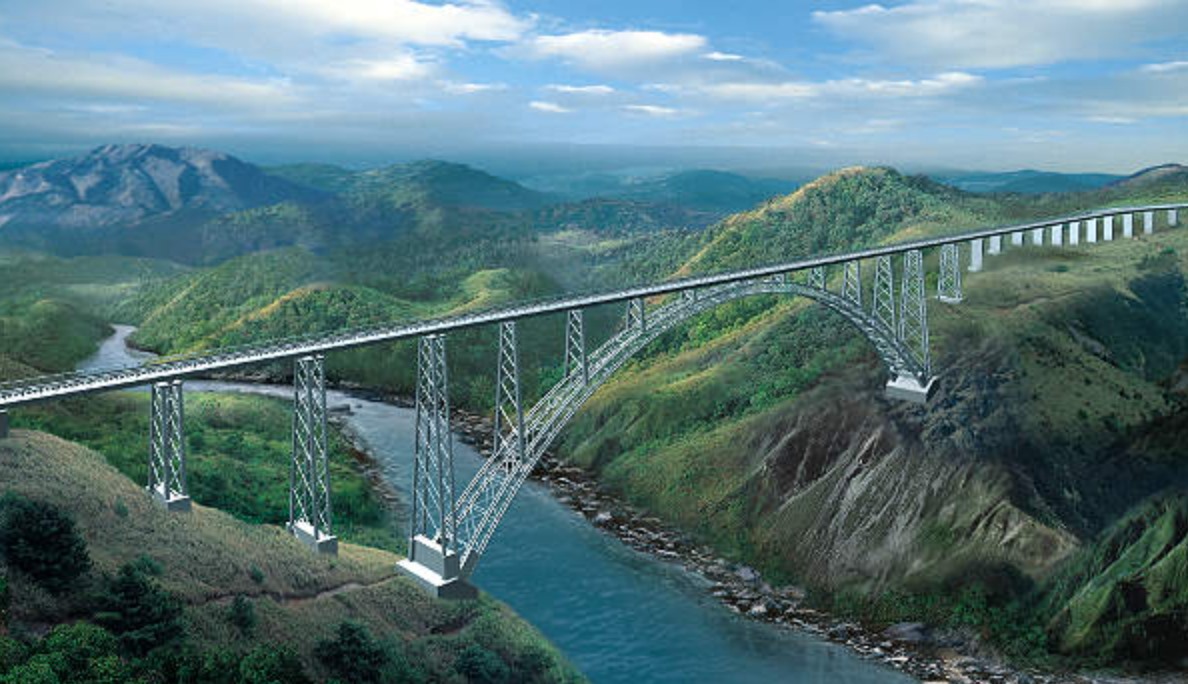 Cầu Chenab nằm ở độ cao 359 mét trên sông Chenab. Ảnh: Wiki