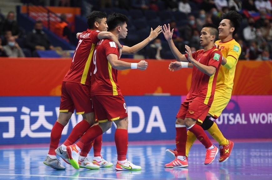 Đội tuyển futsal Việt Nam thuộc nhóm hạt giống số 1 tại vòng loại giải futsal châu Á 2024. Ảnh: VFF