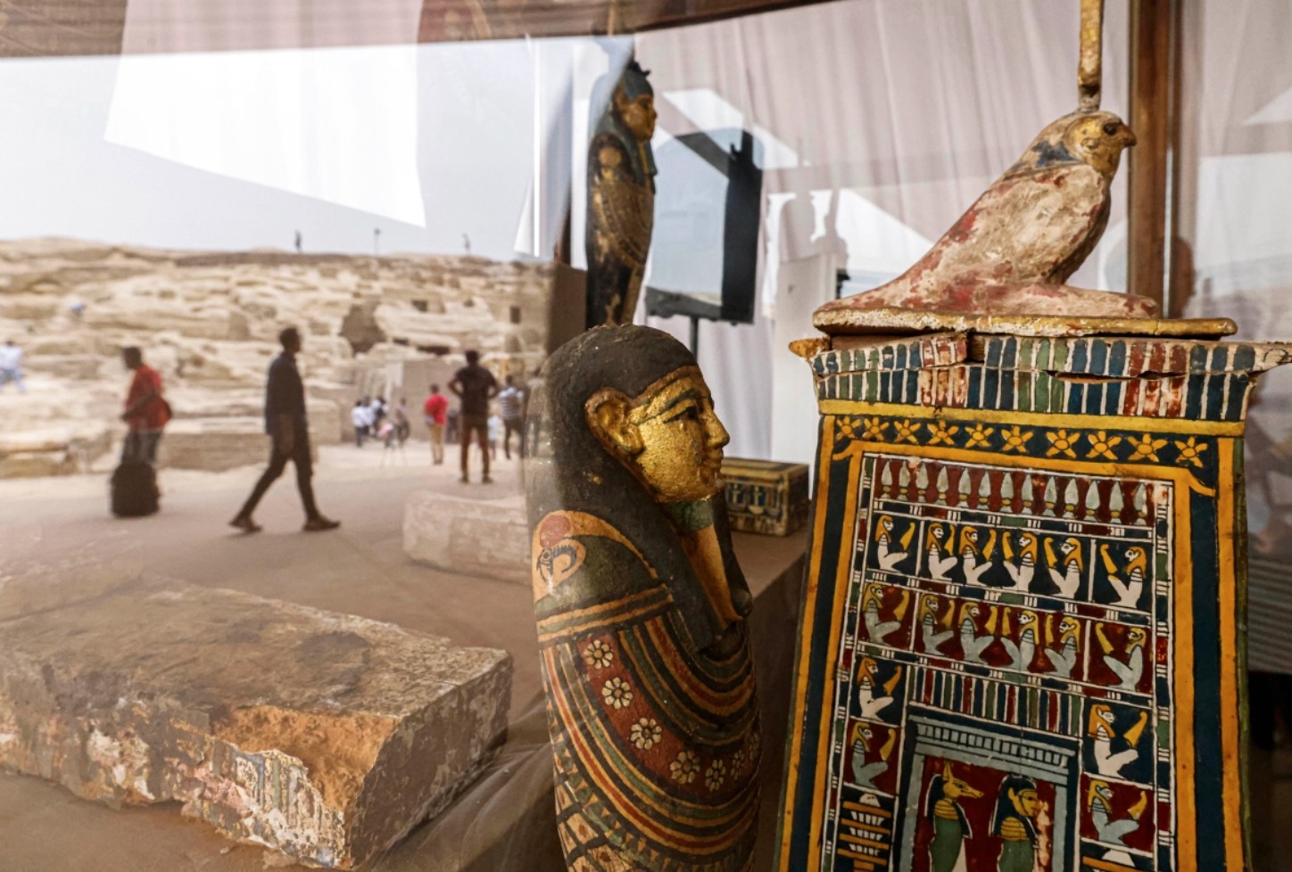 Saqqara đang được phát triển thành một trung tâm du lịch. Ảnh: AFP