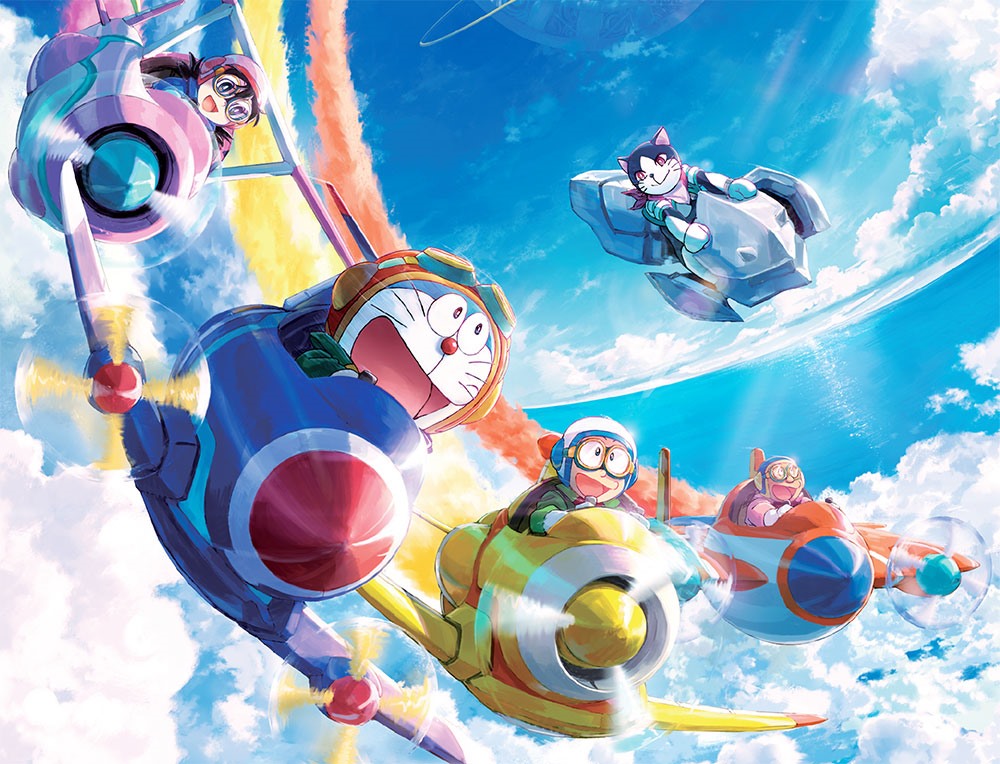 “Doraemon: Nobita và vùng đất lý tưởng trên bầu trời” hiện đang có doanh thu tốt nhất ngoài rạp. Ảnh: CGV.