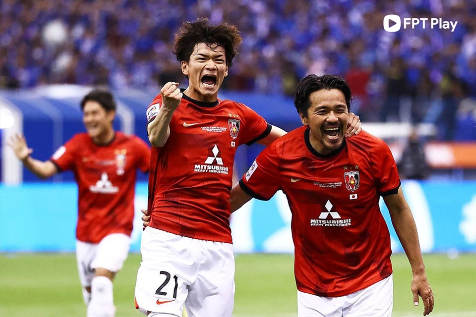 Urawa Red Diamonds đang giữ lợi thế. Ảnh: FPT Play