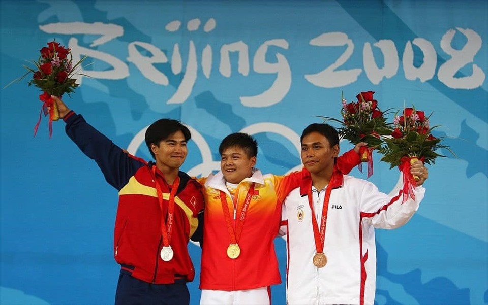 Lực sĩ Hoàng Anh Tuấn từng bị cấm thi đấu 2 năm khi dính doping ở giải vô địch thế giới 2010. Ảnh: Nhân vật cung cấp