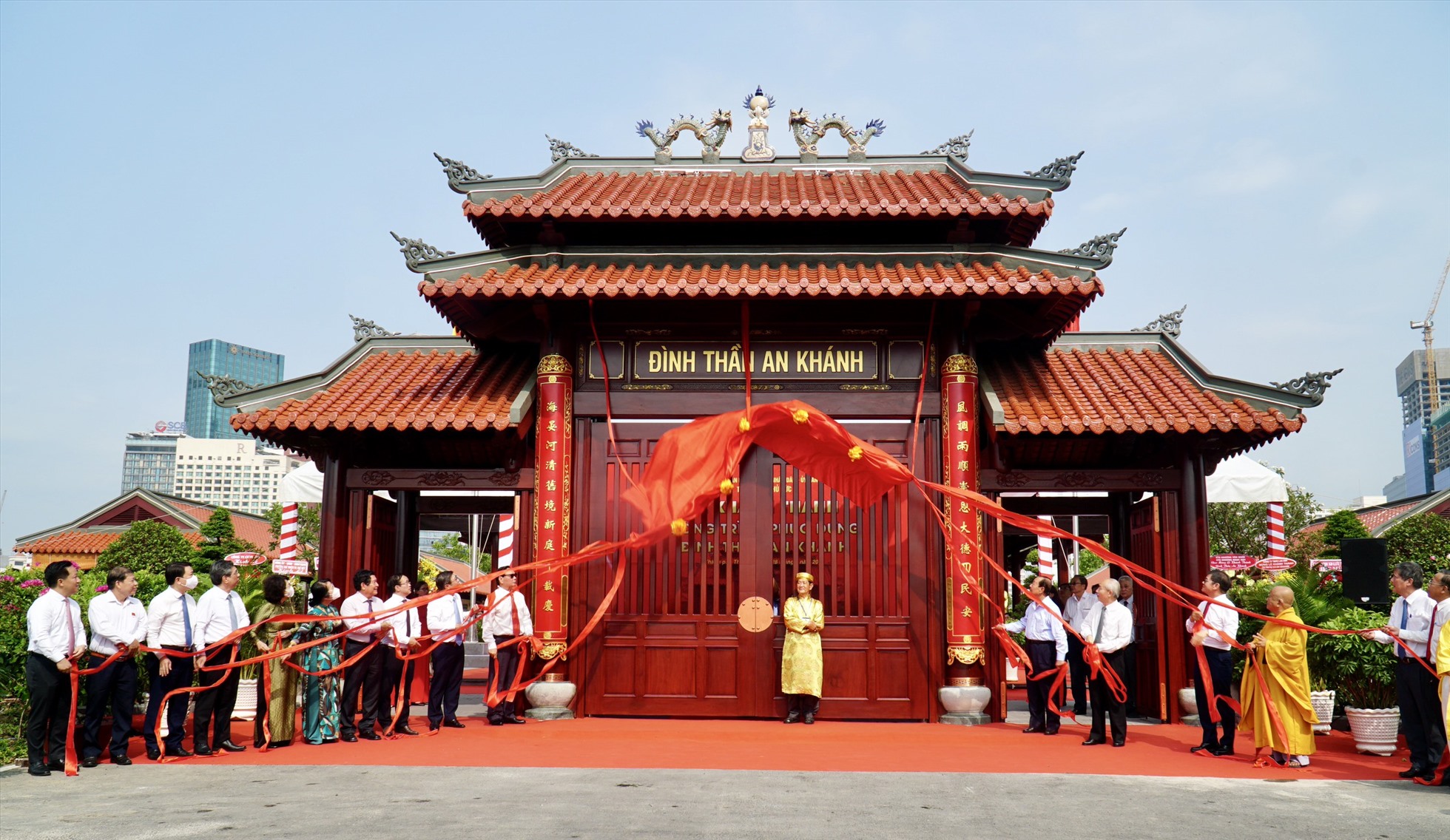 Trong dịp lễ 30.4-1.5 vừa qua, đình An Khánh mới đã chính thức được khánh thành và mở cửa trở lại, thu hút sự quan tâm của người dân cũng như những người yêu văn hóa truyền thống của dân tộc.