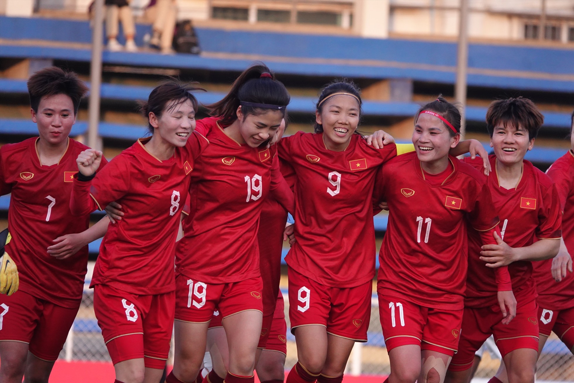 Tuyển nữ Việt Nam có bàn thắng thứ 2. Ảnh: Nguyễn Đăng