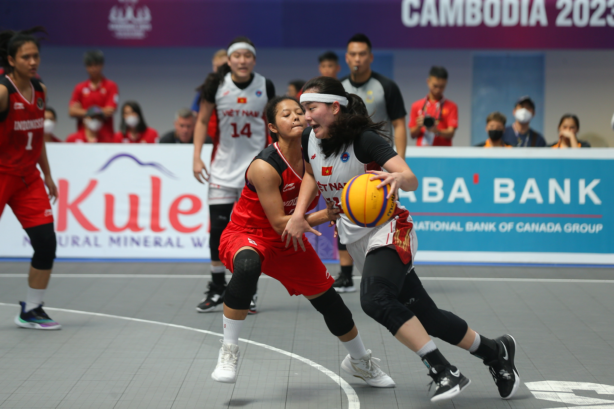 Tuyển bóng rổ nữ Việt Nam có khả năng cạnh tranh huy chương vàng. Ảnh: Dũng Phương