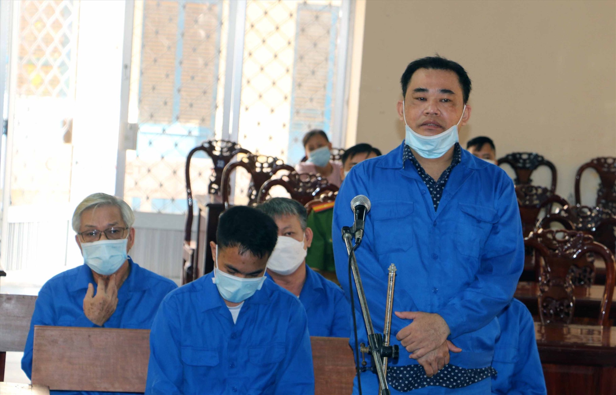 Bị cáo Trần Trí Mãnh tại phiên xét xử. Ảnh: Lâm Điền