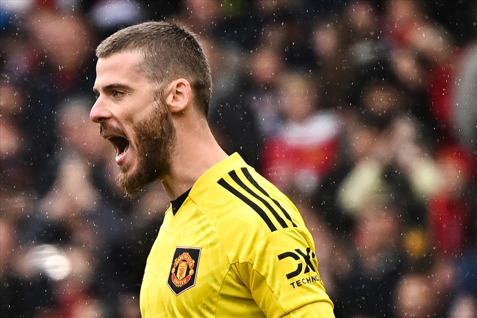 De Gea đa mắc lỗi ngớ ngẩn dẫn đến trận thua của Man United. Ảnh: AFP