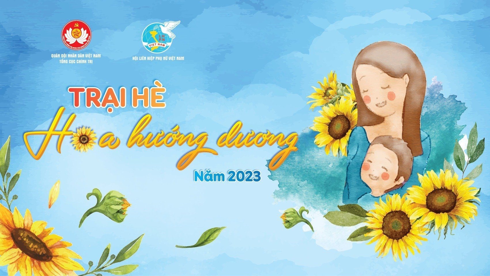Trại hè Hoa hướng dương là nơi giúp trẻ mồ côi tìm được mẹ đỡ đầu. Ảnh: Hội Liên hiệp phụ nữ Việt Nam.