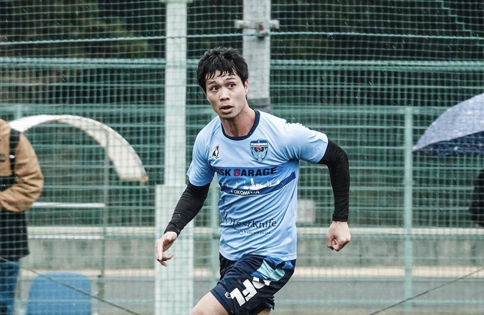 Công Phượng chưa được thi đấu kể từ khi gia nhập Yokohama FC. Ảnh: Yokohama FC