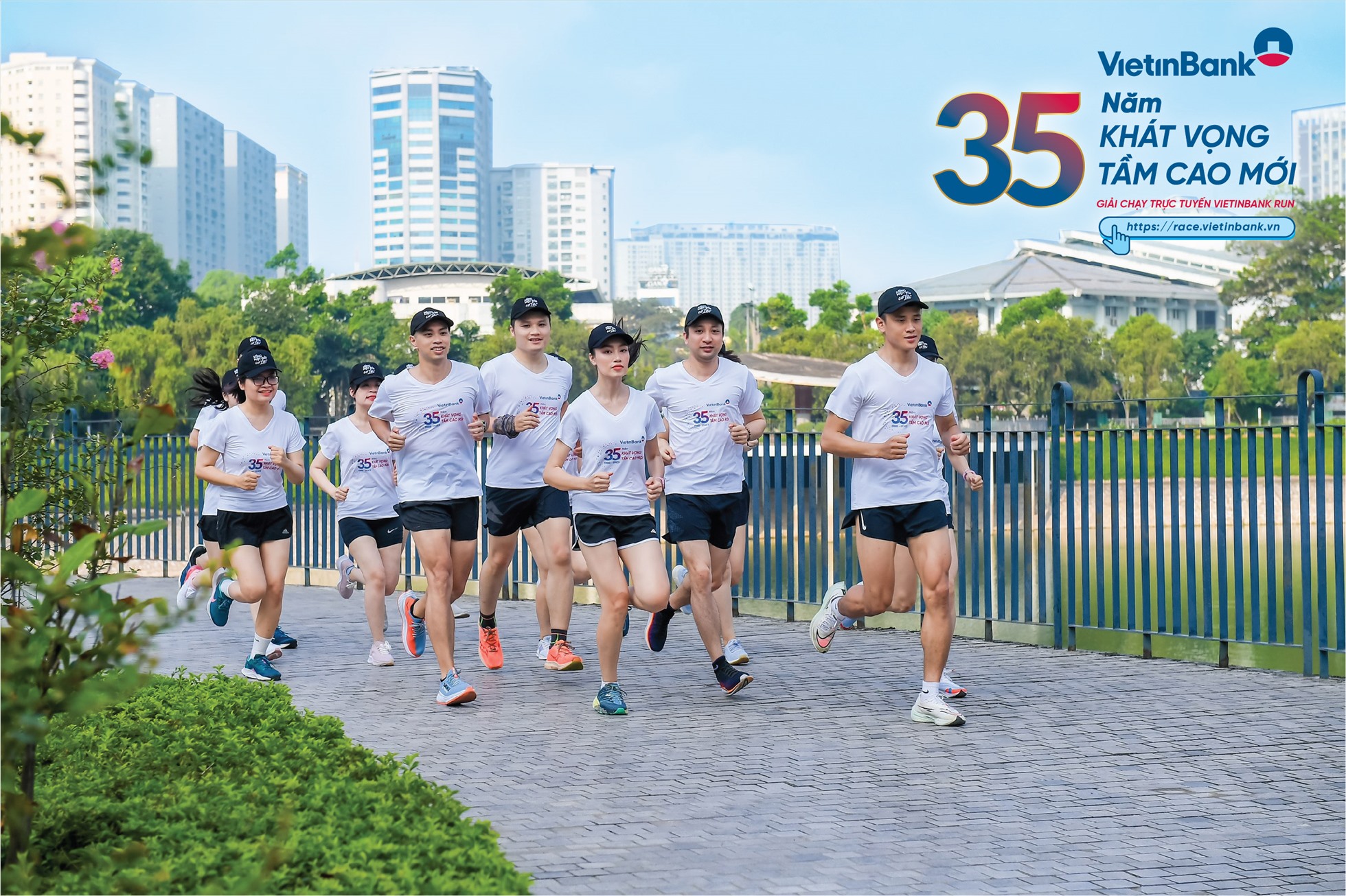 Giải chạy “35 năm Khát vọng tầm cao mới” của VietinBank diễn ra từ ngày 15.6.2023 đến 27.9.2023. Ảnh: VietinBank