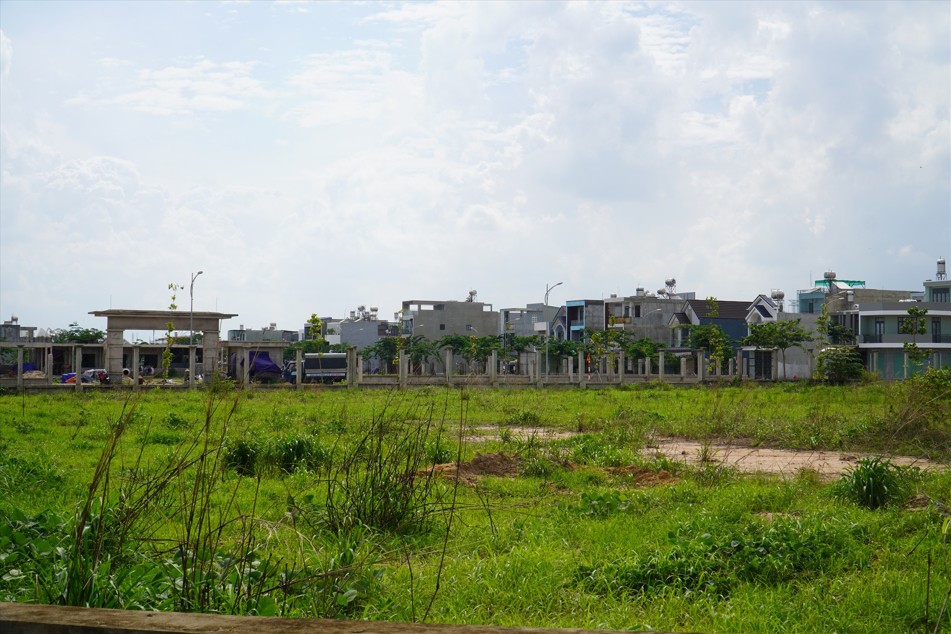 Hiện trạng trường tiểu học Suối Trầu tại khu tái định cư sân bay Long Thành vào thời điểm hiện nay. Ảnh: Hà Anh Chiến