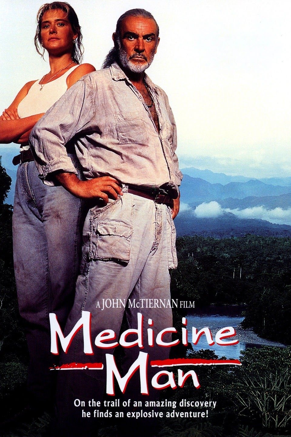 “Medicine Man” là phim phiêu lưu trong rừng Amazon với nhiều tình tiết lãng mạn được đạo diễn bởi John McTiernan. Ảnh: Nhà sản xuất