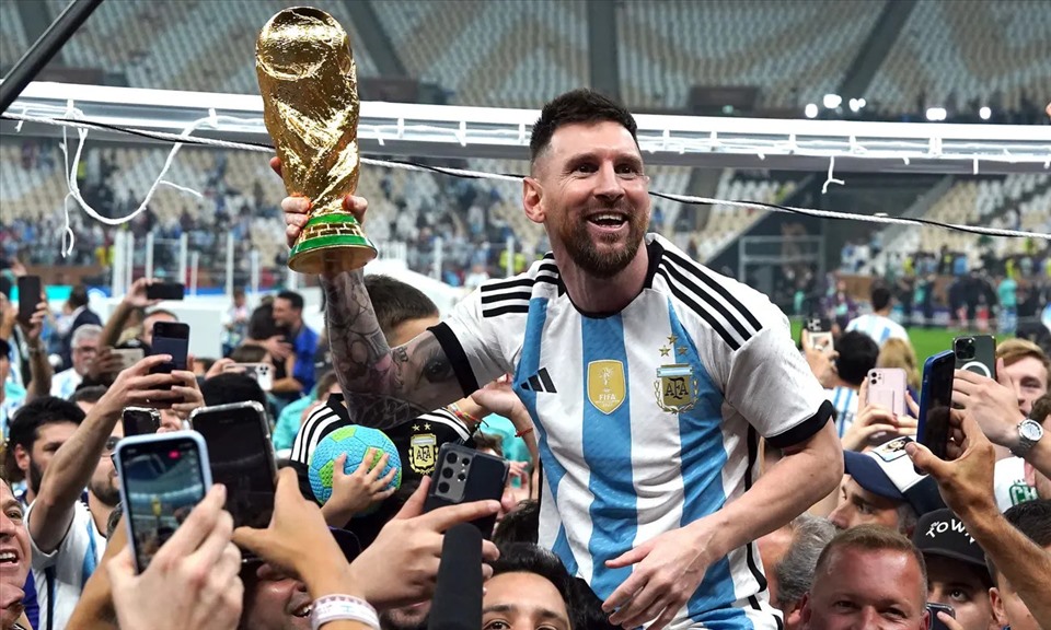Messi đã cảm thấy đủ sau chức vô địch World Cup 2022.  Ảnh: AFP