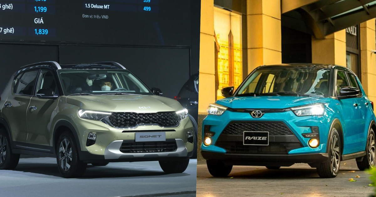 Mẫu SUV Hàn Quốc cỡ nhỏ Kia Sonet có ưu thế hơn trong cuộc đua doanh số hạng A. Ảnh: Lâm Anh