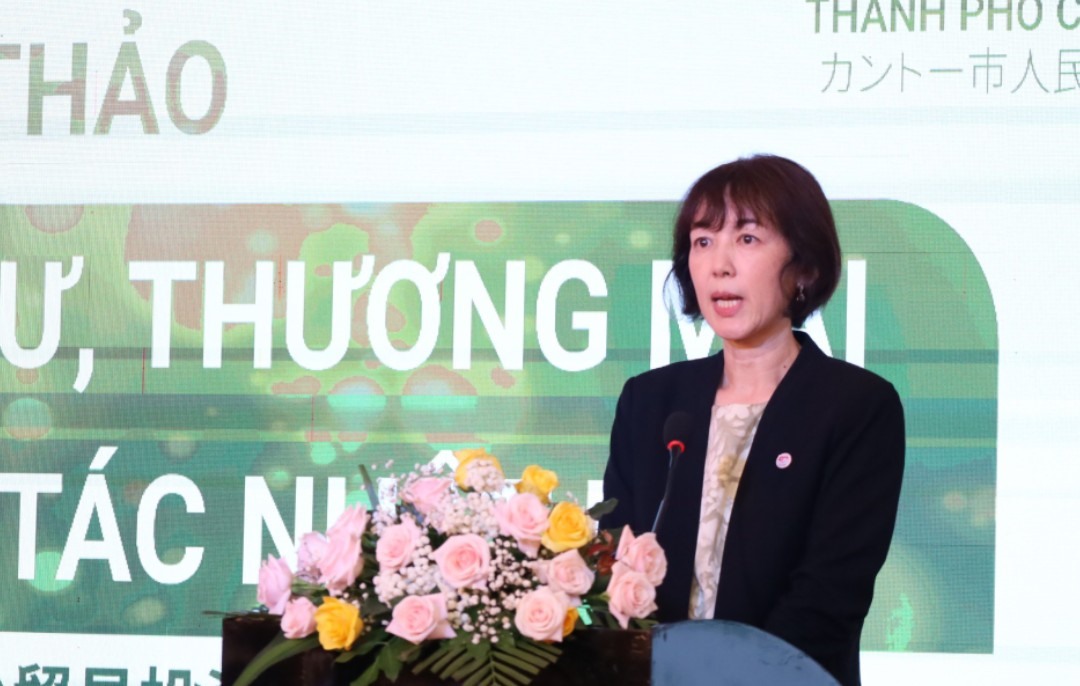 Bà Ogawa Megumi, Phó Tổng Lãnh sự Nhật Bản tại TP Hồ Chí Minh đánh giá cao những tiềm năng của TP Cần Thơ