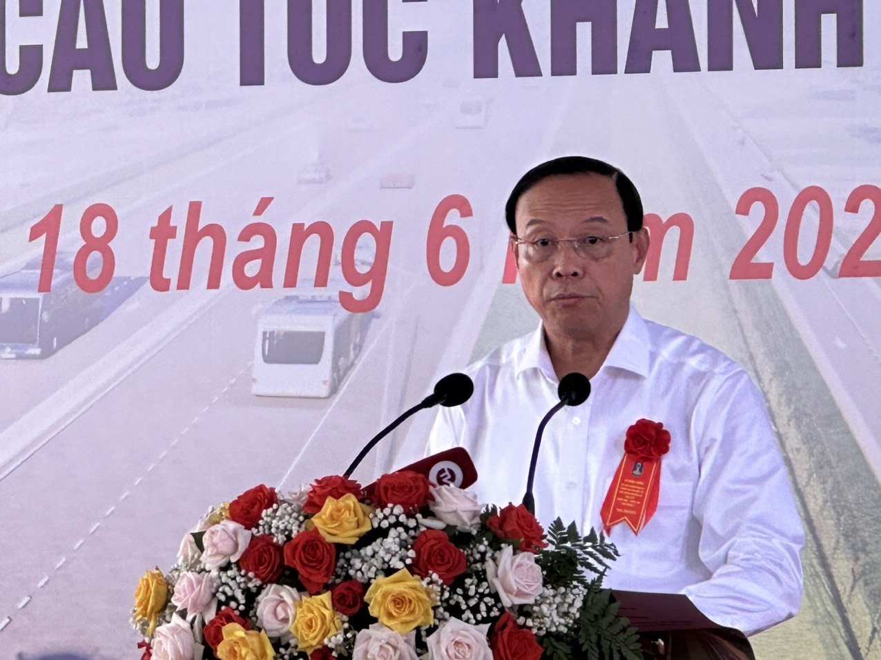 Ông Nguyễn Văn Thọ - Chủ tịch UBND tỉnh Bà Rịa - Vũng Tàu phát biểu tại buổi lễ. Ảnh: Trí Độ