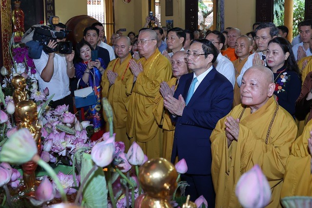 Đại lễ Phật đản Phật lịch 2567 - Dương lịch 2023 được tổ chức trang trọng. Ảnh: VGP