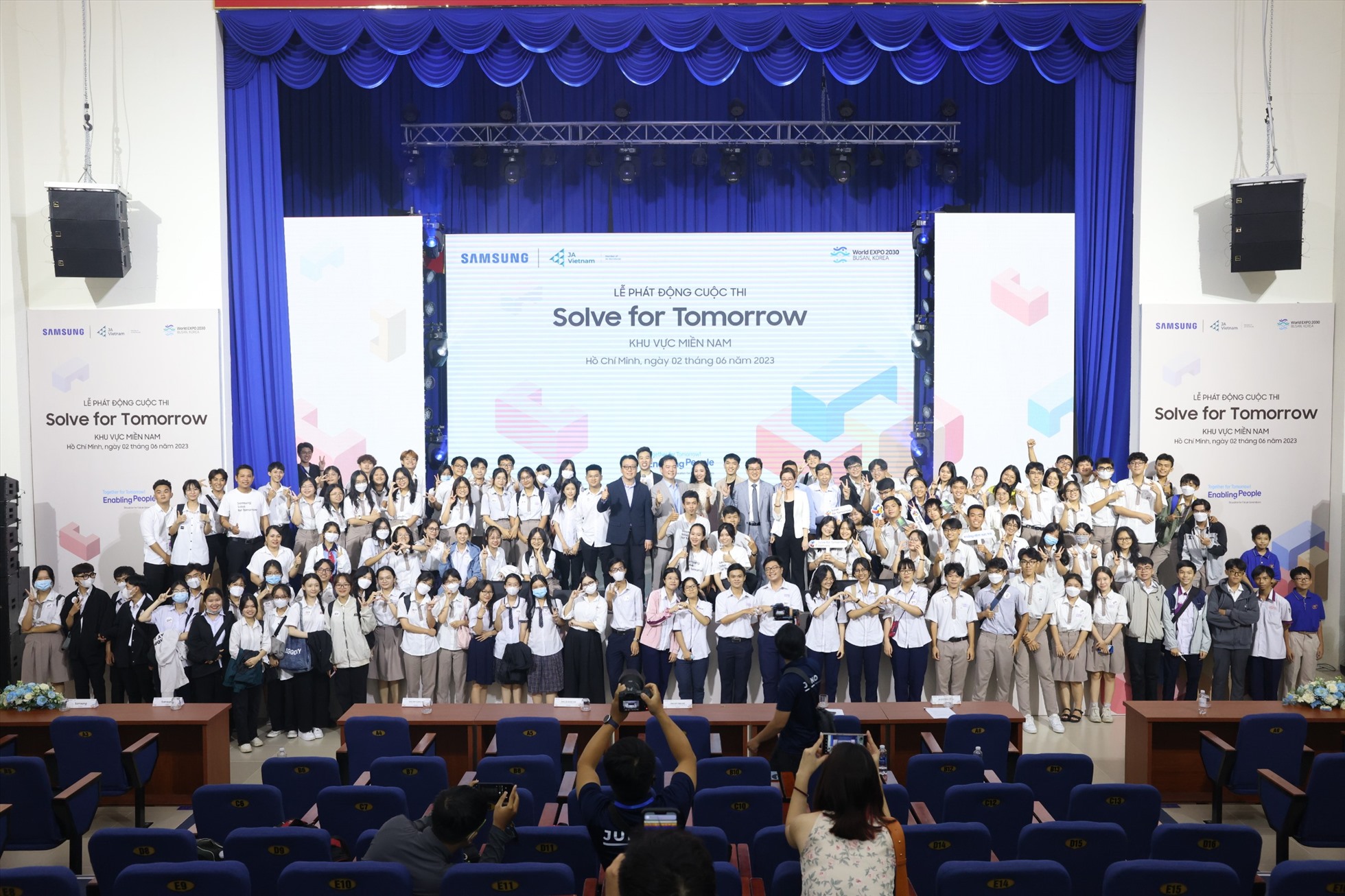 Dự kiến số lượng học sinh và giáo viên đăng ký cùng số lượng bài dự thi năm 2023 sẽ tăng gấp hai lần so với năm trước. Ảnh: Samsung Việt Nam.