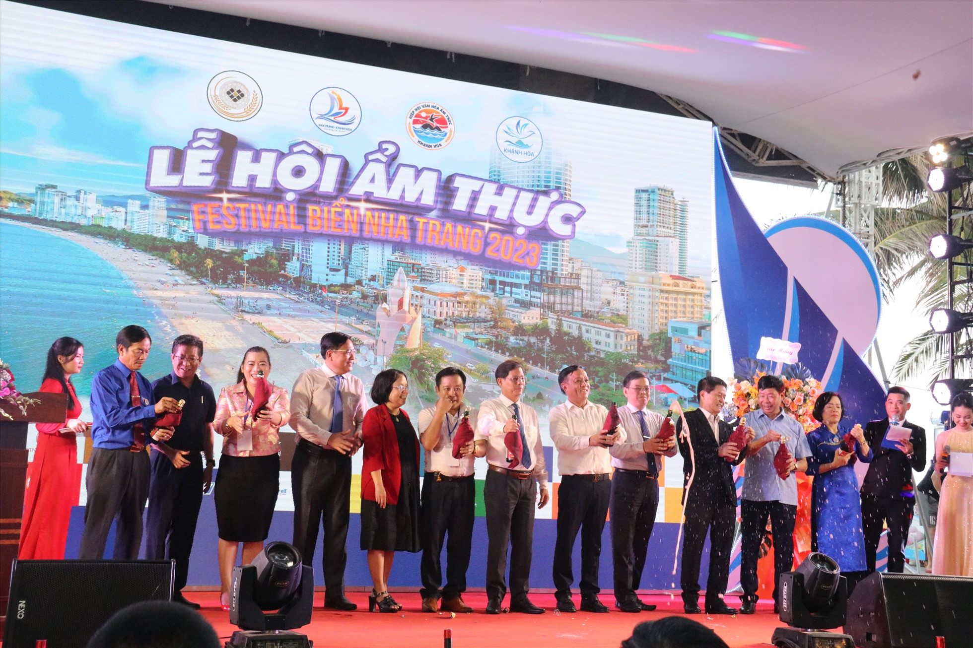 Khai mạc lễ hội ẩm thực Festival biển Nha Trang 2023. Ảnh: Phương Linh