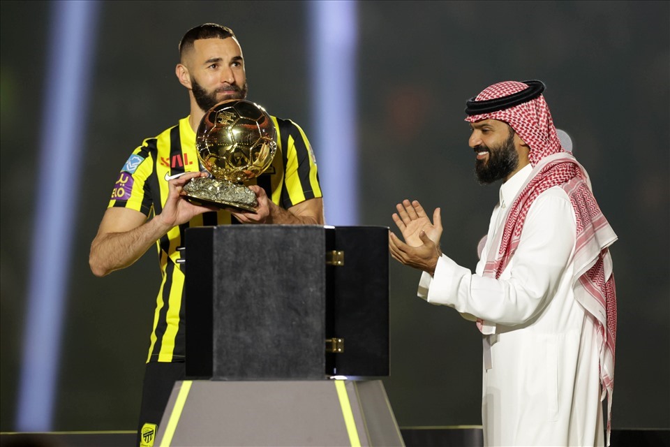 Benzema đã đến Saudi Arabia ở chương cuối của sự nghiệp sau khi đạt thành công vang dội ở châu Âu. Ảnh: AFP