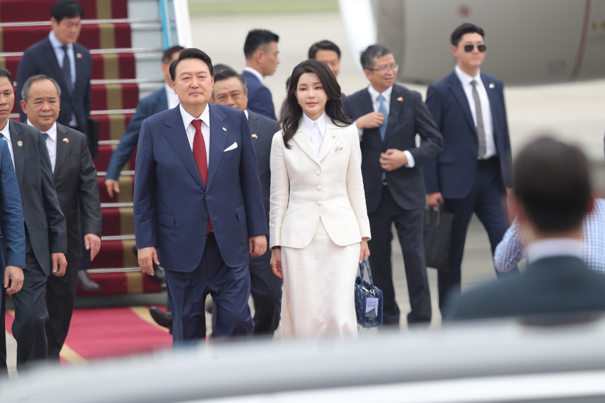Đây là chuyến thăm song phương đầu tiên của ông Yoon Suk Yeol tới một quốc gia Đông Nam Á kể từ sau khi nhậm chức Tổng thống Hàn Quốc. Ảnh: Hải Nguyễn