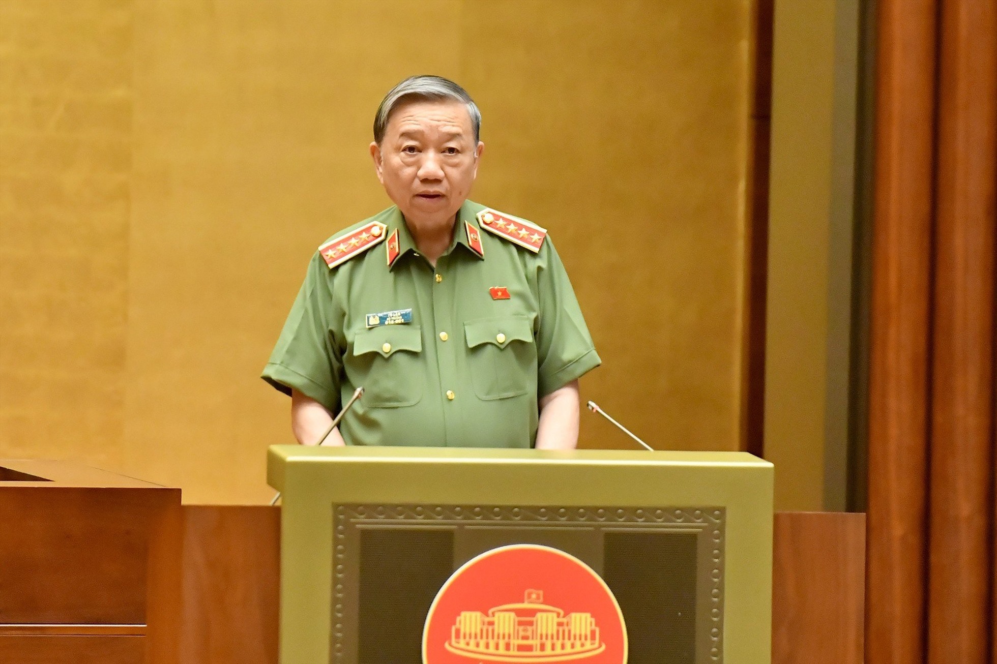 Đại tướng Tô Lâm - Bộ trưởng Bộ Công an. Ảnh: Phạm Đông