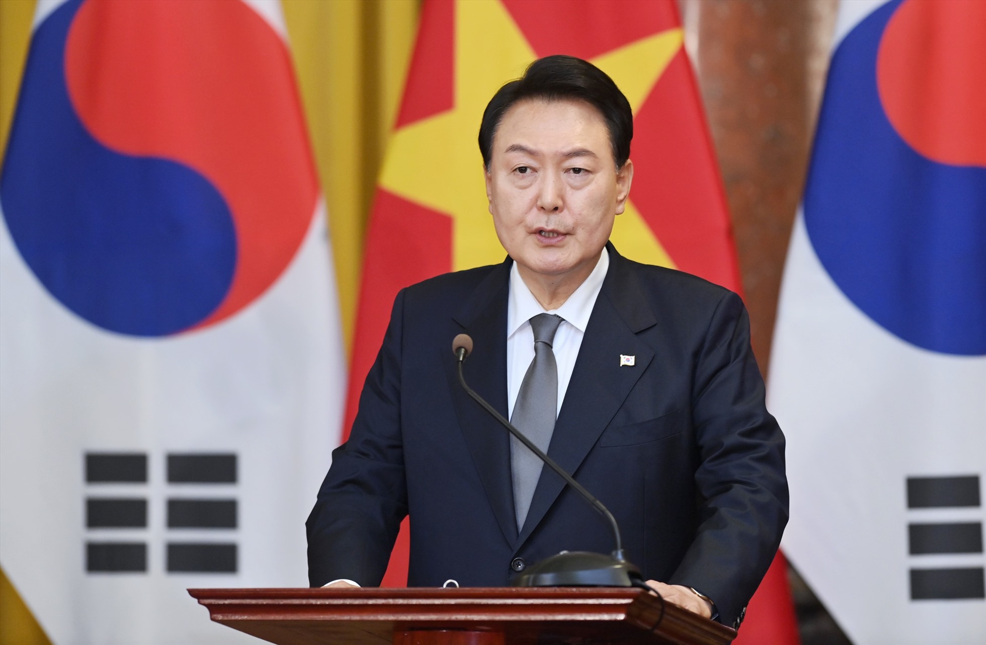 Tổng thống Hàn Quốc Yoon Suk Yeol. Ảnh: Hải Nguyễn