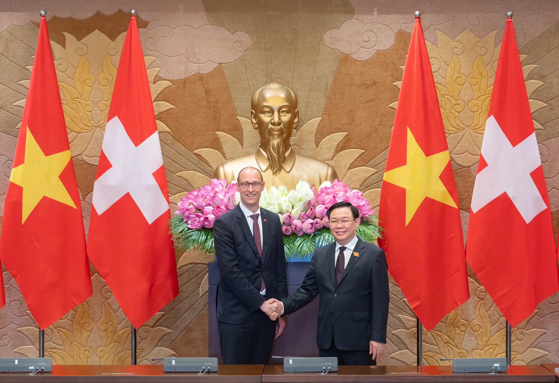 Thụy Sĩ sẽ luôn quan tâm, sát cánh và sẵn sàng hỗ trợ Việt Nam để hai bên cùng đạt được mục tiêu phát triển bền vững. Ảnh: Quochoi.vn