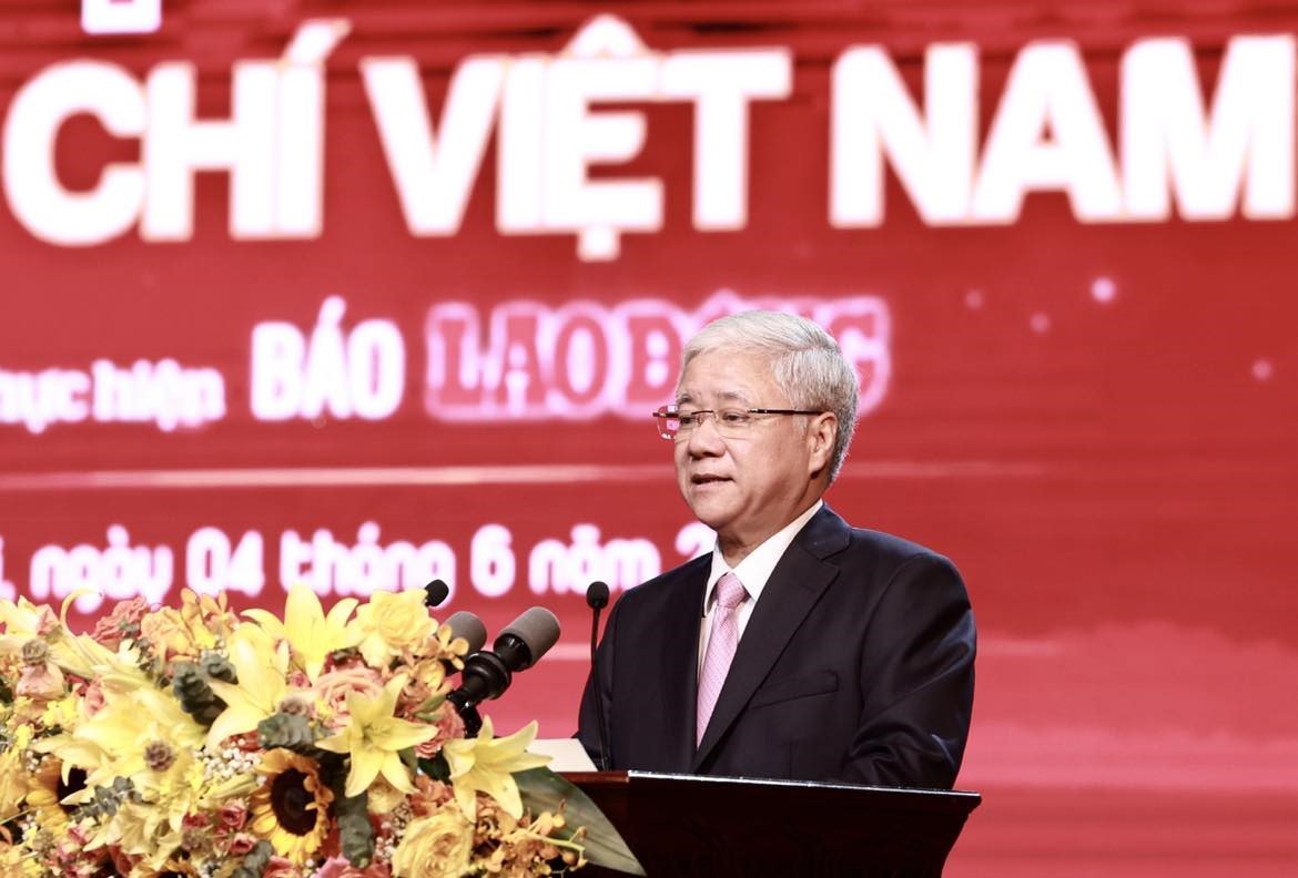 Chủ tịch Ủy ban Trung ương MTTQ Việt Nam Đỗ Văn Chiến. Ảnh: Hải Nguyễn