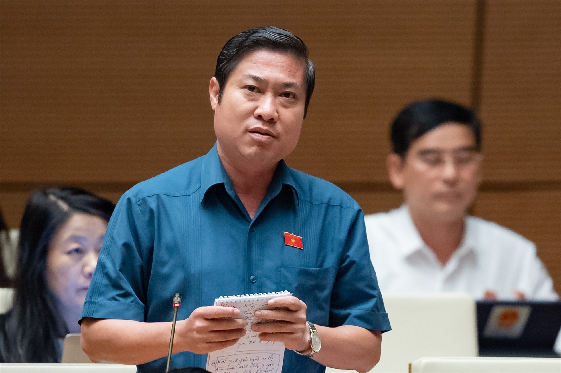Đại biểu Phan Thái Bình – Đoàn ĐBQH tỉnh Quảng Nam. Ảnh: Quốc hội