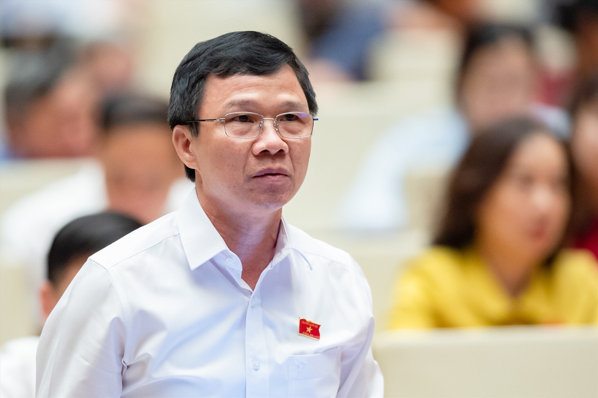 Đại biểu Nguyễn Văn Thi - Đoàn ĐBQH tỉnh Bắc Giang. Ảnh: Quốc hội