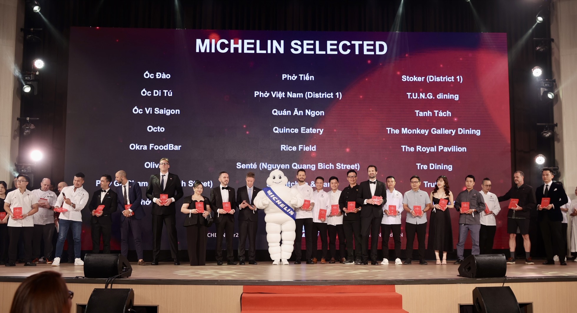 70 nhà hàng Michelin Selected (nhà hàng do Michelin Guide đề xuất) được công bố. Ảnh: BTC