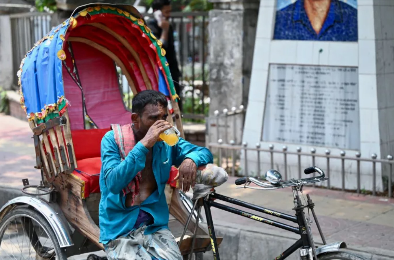 Bangladesh đang trải qua đợt nắng nóng kỷ lục. Ảnh: AFP