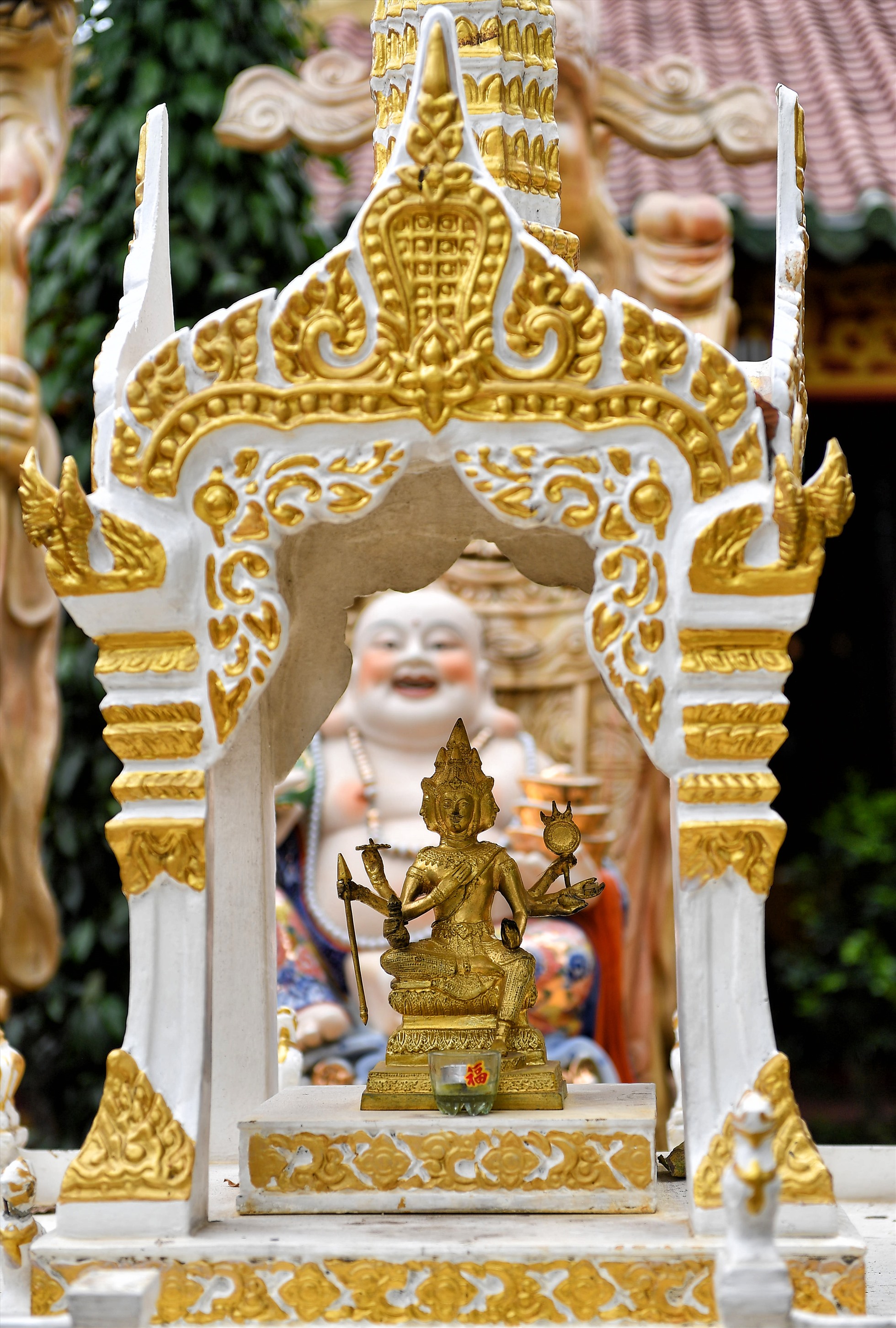 Tượng thần tối cao Brahma thuộc Hindu giáo.