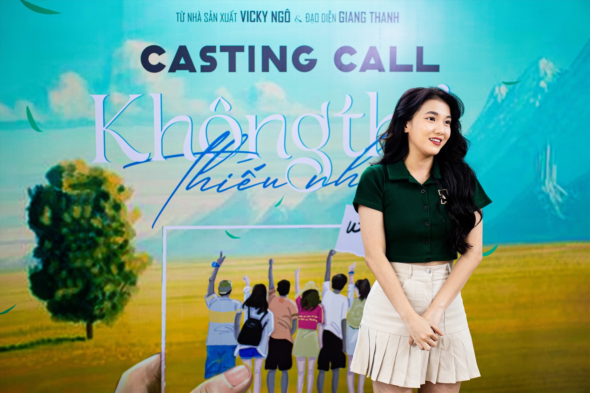 Emma Nhất Khanh tham gia casting. Ảnh: Nhà sản xuất