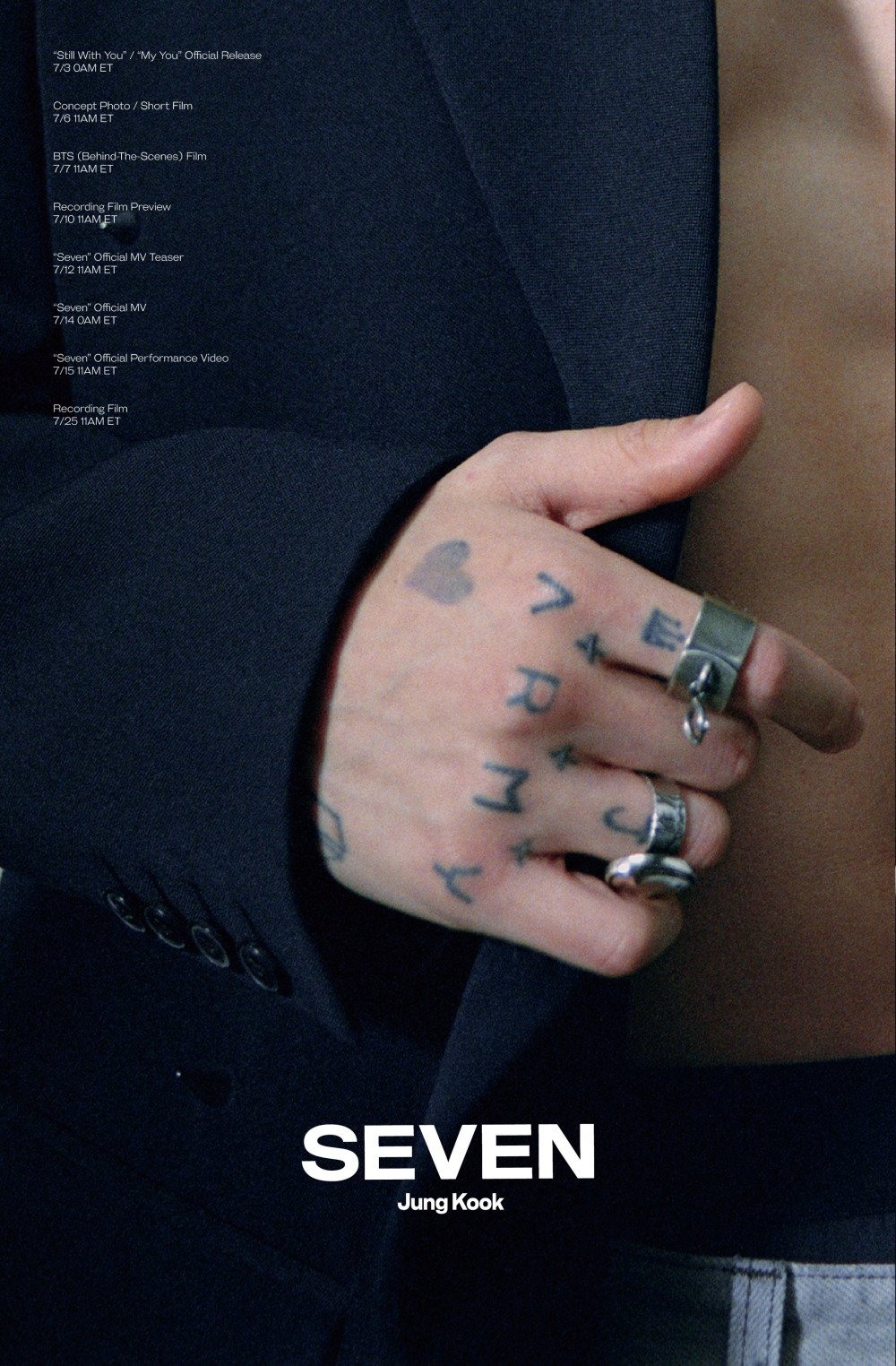 Ý nghĩa hình xăm trên cánh tay phải của Jung Kook BTS  Giải Trí