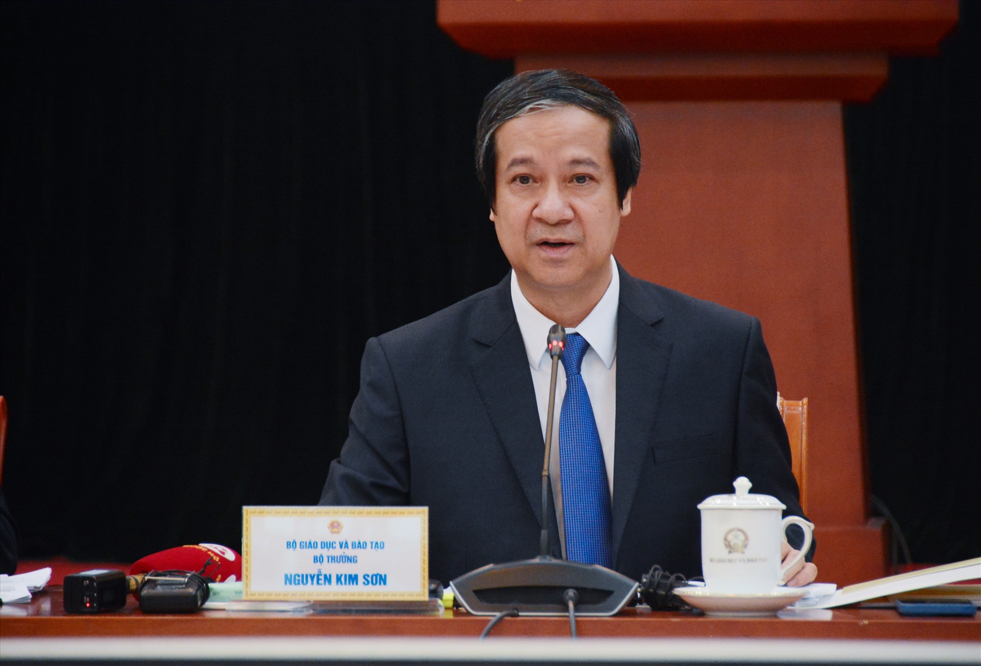 Bộ trưởng Nguyễn Kim Sơn. Ảnh: Bộ GDĐT