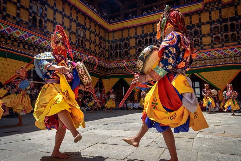 Lễ hội Tshechu - Lễ hội lớn nhất trong năm của người Bhutan Tshechu.