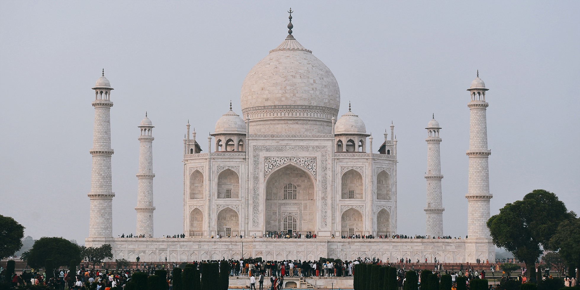 Lăng mộ Taj Mahal.