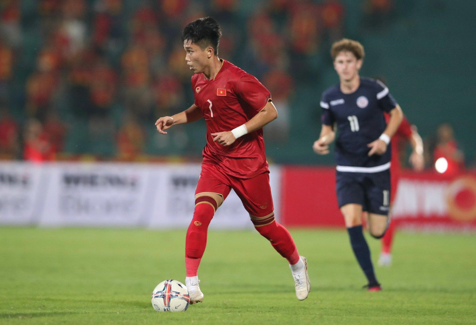 U23 Việt Nam bỏ lỡ ít nhất 2 tình huống đối mặt khung thành đối phương. Ảnh: Xuân Trang