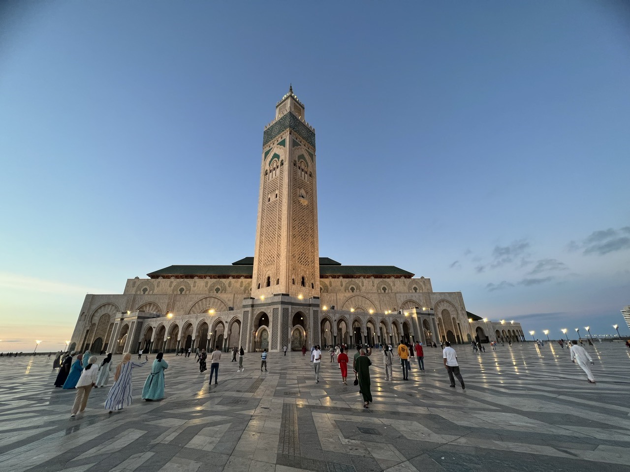Nhà thờ Hồi giáo Hassan II ở Casablanca, Morocco.