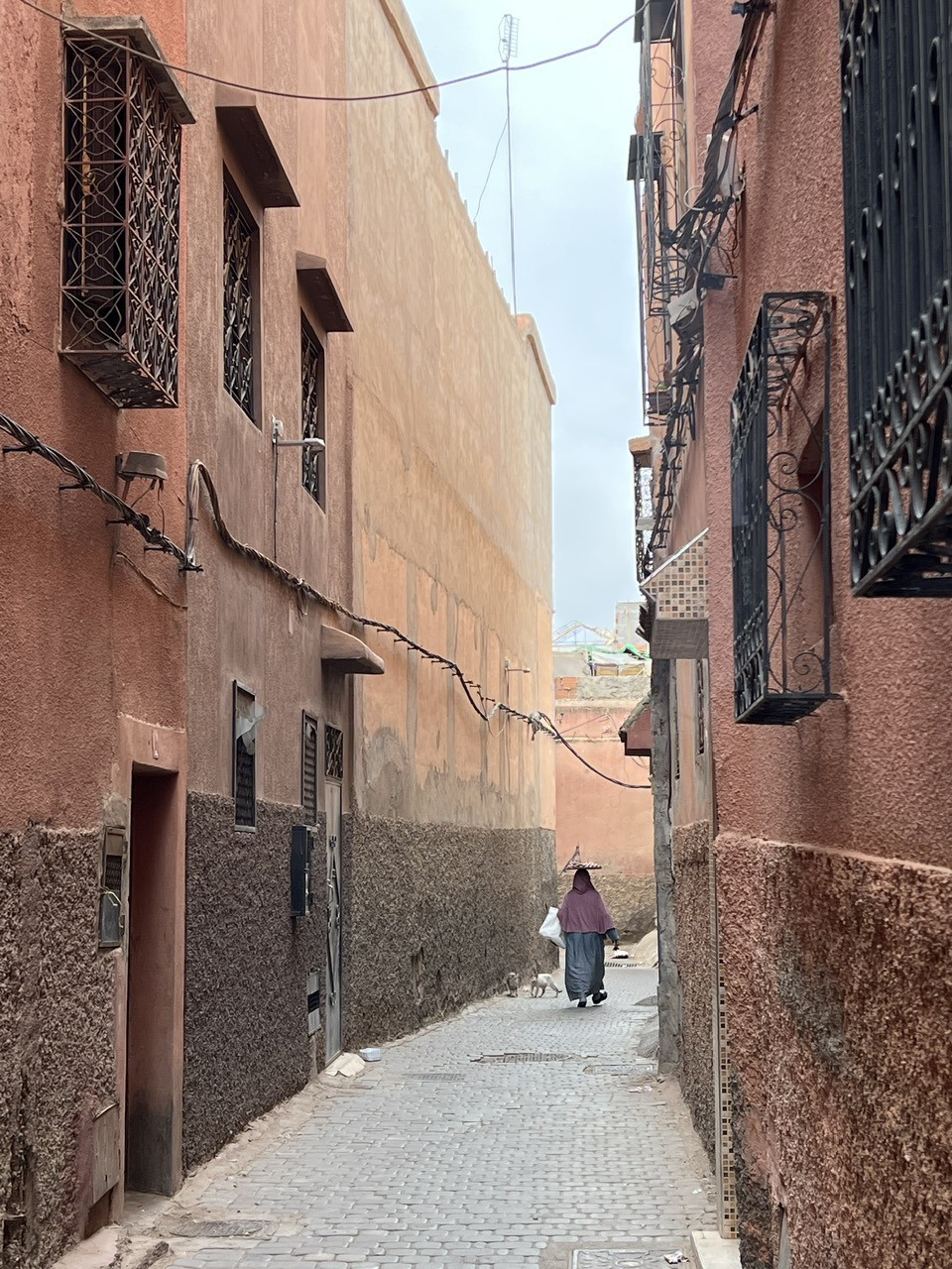 Nhịp sống yên bình trong phố cổ Medina, Marrakech, Morocco trước thảm họa.