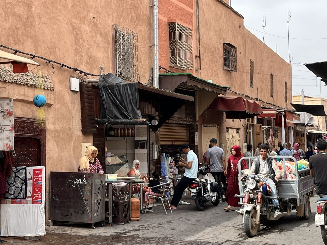 Cuộc sống ở Marrakech.