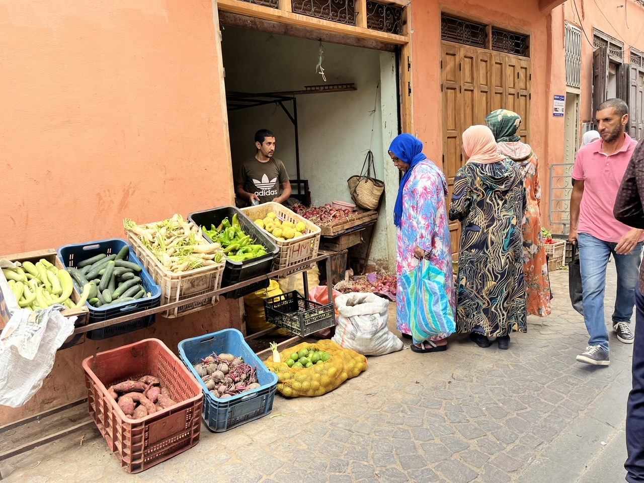 Cuộc sống ở Marrakech.
