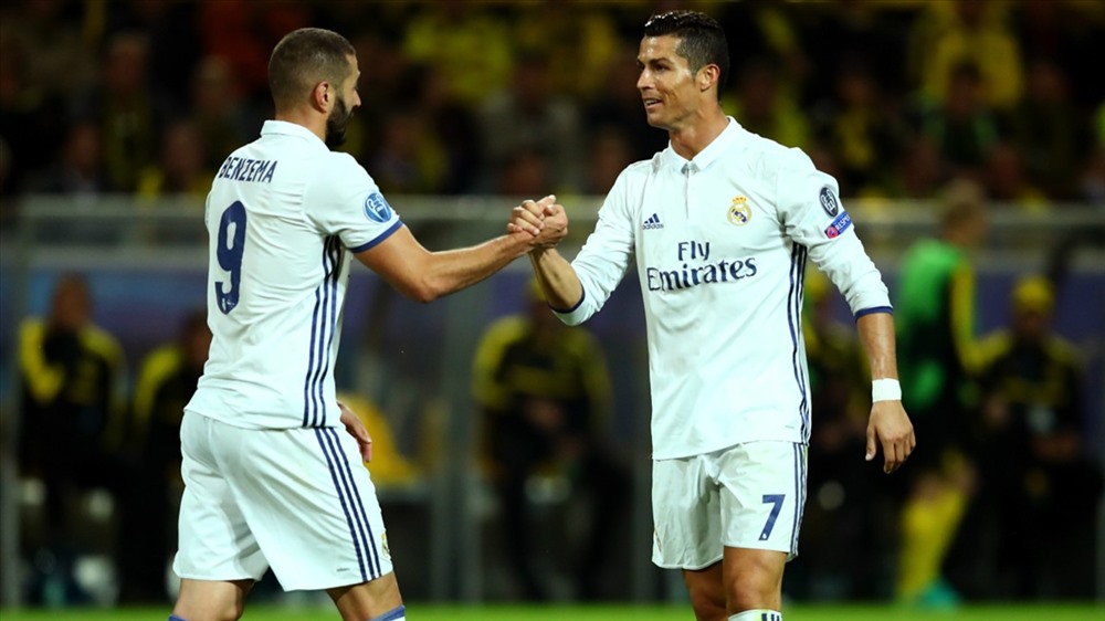 Benzema và Ronaldo vẫn chưa lấy lại được phong độ. Ảnh: Goal.