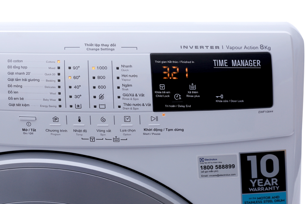 Các dòng máy giặt sử dụng công nghệ Inverter của Electrolux đang được bán rất chạy tại Điện máy Xanh
