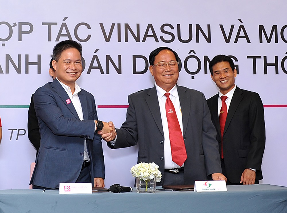 Hai doanh nghiệp Việt bắt tay hợp tác thanh toán hạn chế tiền mặt (ảnh: MS).