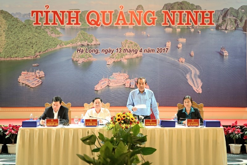 Phó Thủ tướng thường trực Trương Hòa Bình phát biểu tại hội nghị. Ảnh: CTV