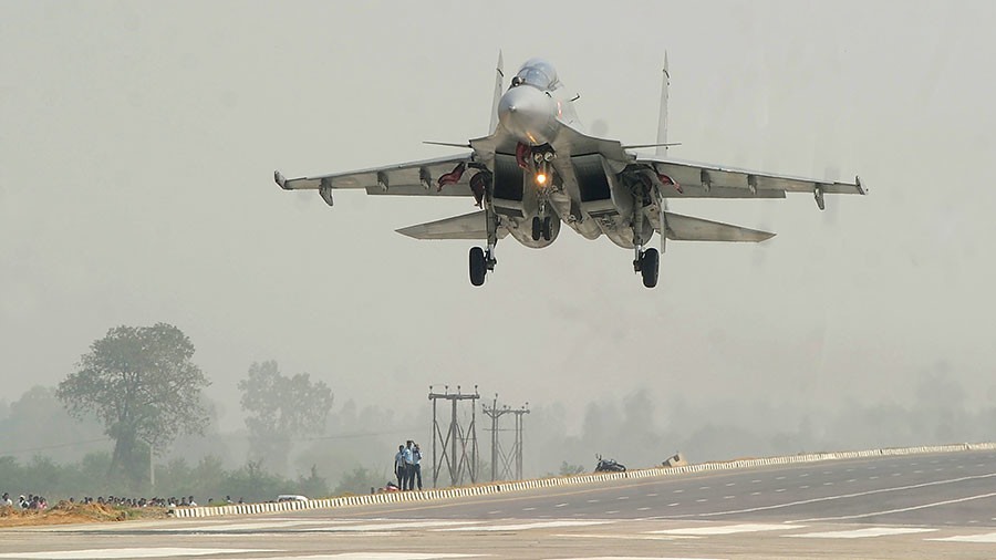 Một chiếc Sukhoi Su-30MKI của Không quân Ấn Độ. Ảnh: RT/AFP